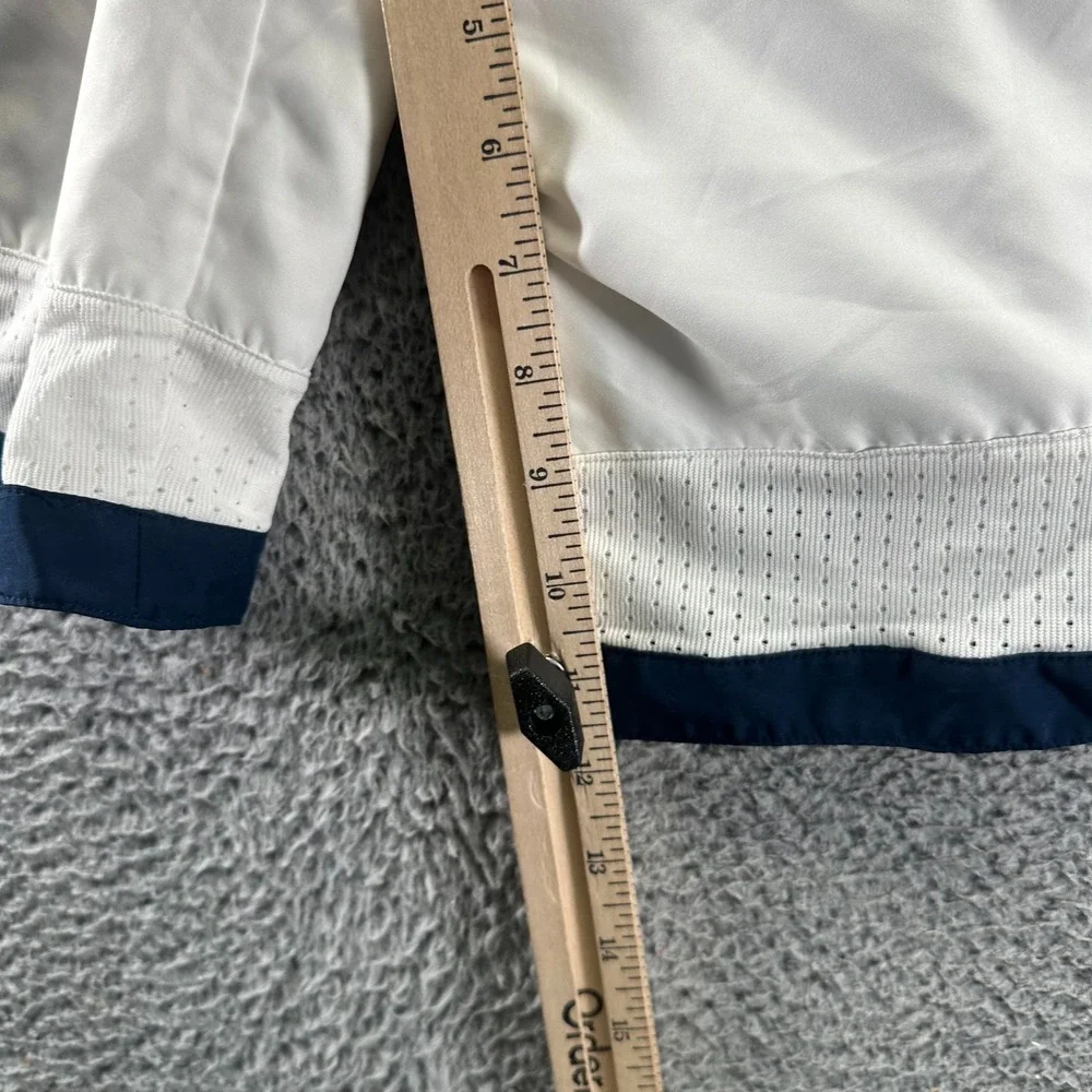 Vintage Adidas Shorts Men L White Athletic Basketball Running Performance Sports